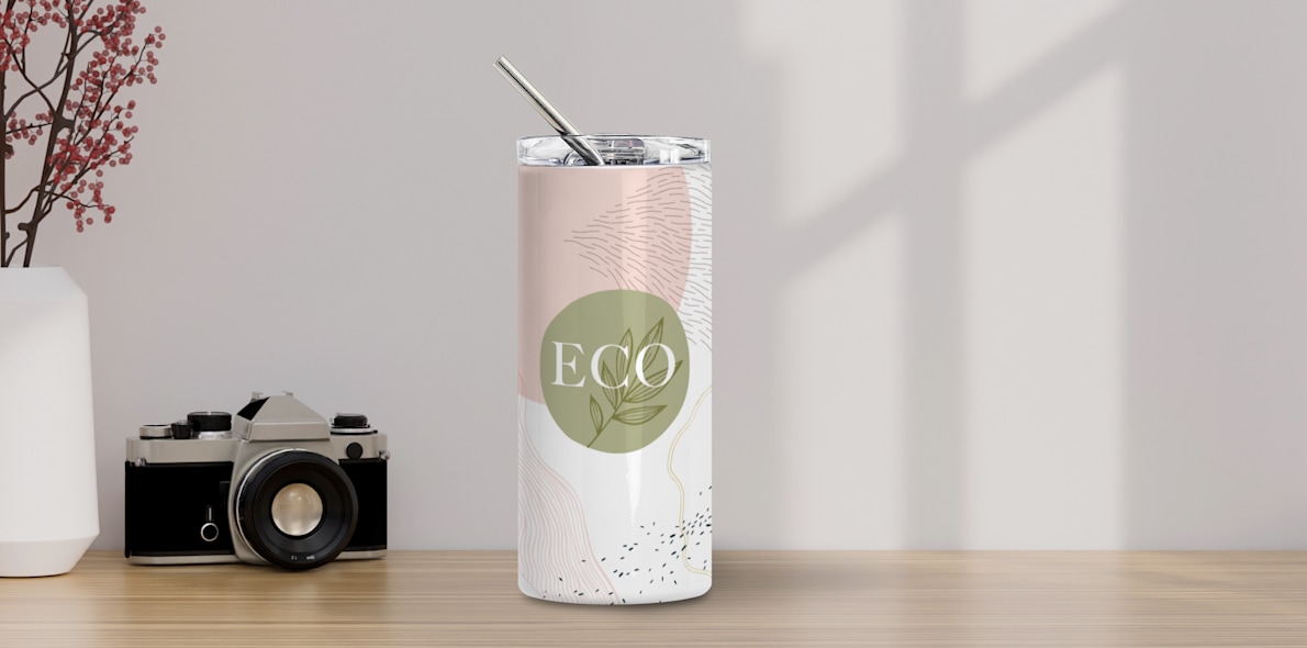 Personalised Skinny Tumbler 600ml Vistaprint